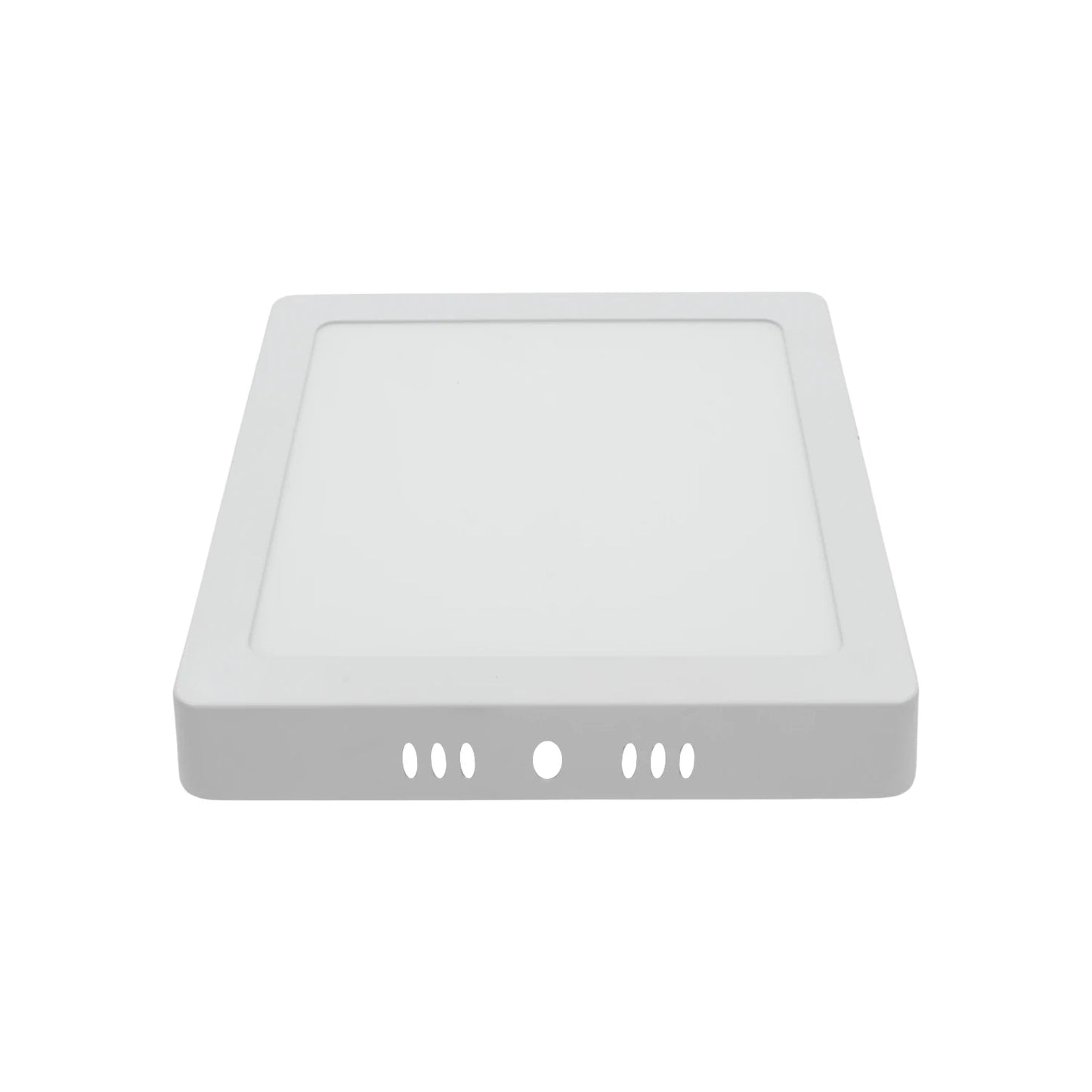 Lámpara panel LED cuadrada blanca de sobreponer para techo, iluminación interior moderna