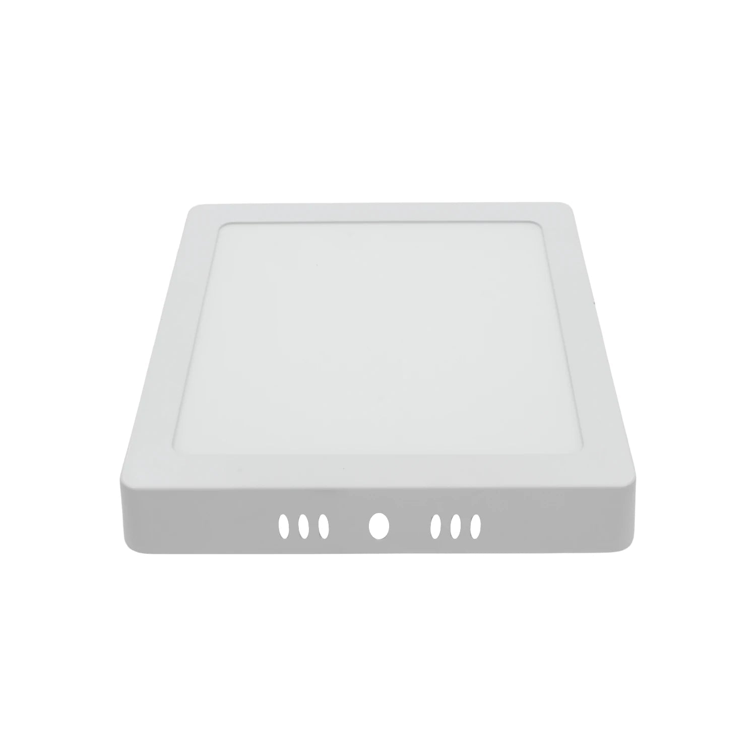 Lámpara panel LED cuadrada blanca de sobreponer para techo, iluminación interior moderna