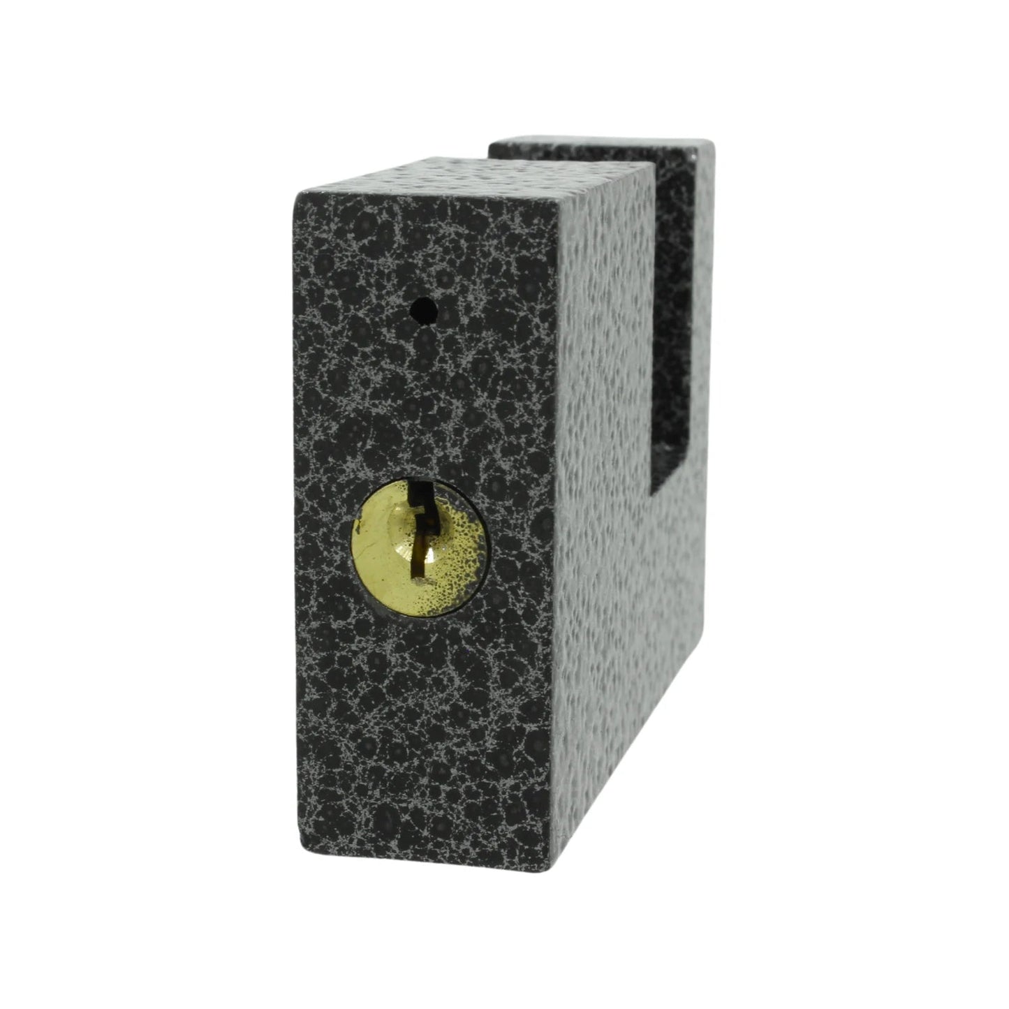 Candado monoblock de seguridad 75mm negro para cortinas y persianas