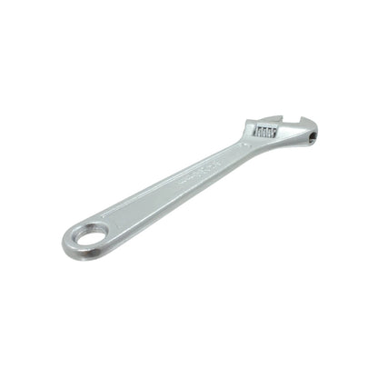 Llave ajustable perico 8 pulgadas con acabado cromado, herramienta versátil para mecánica y hogar