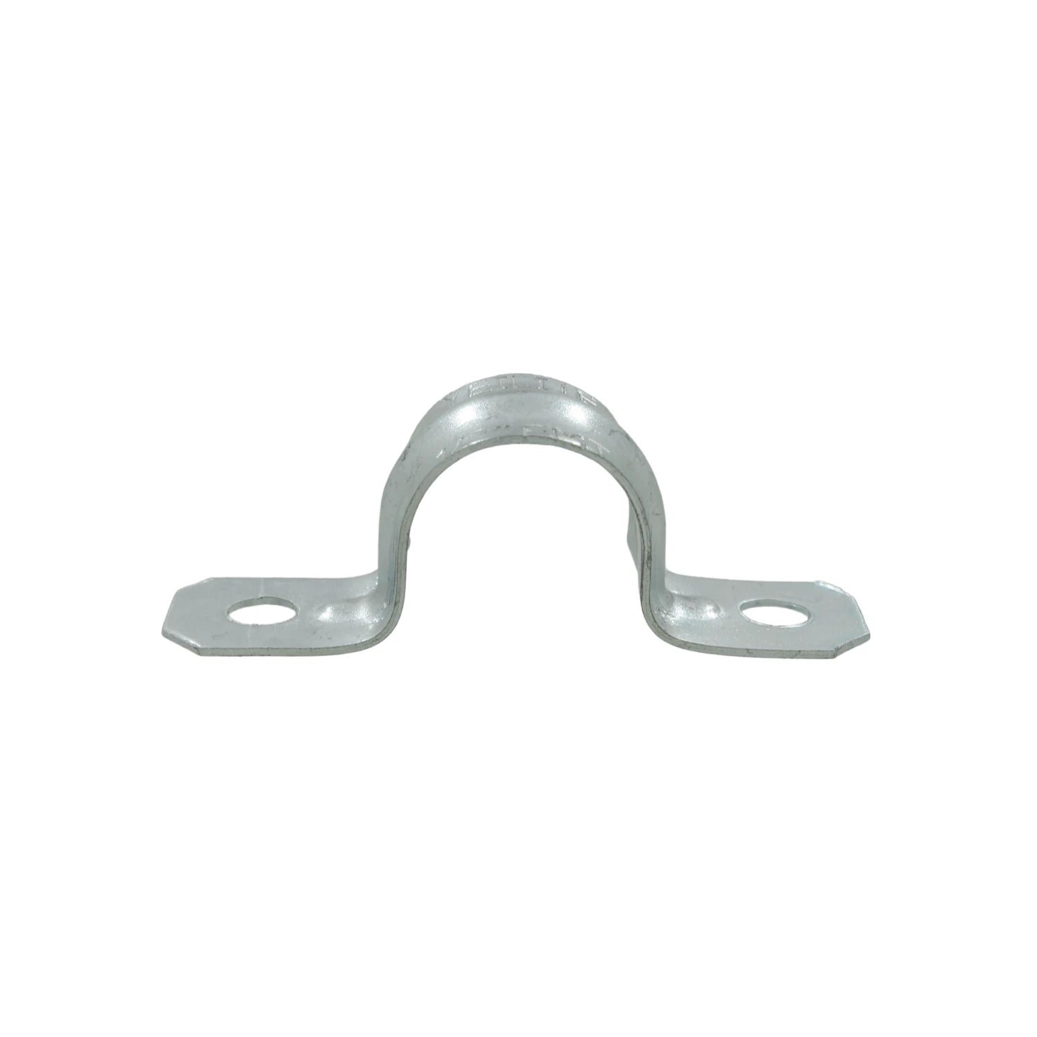 Abrazadera omega metálica galvanizada de 1/2 pulgada para fijación de tuberías y conduit