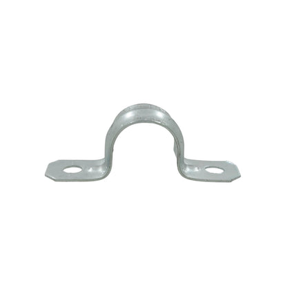 Abrazadera omega metálica galvanizada de 1/2 pulgada para fijación de tuberías y conduit