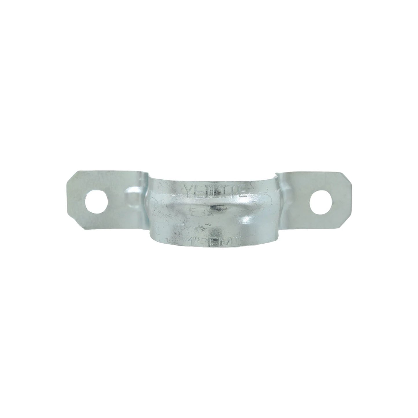 Abrazadera omega Yeilite 1 pulgada para tubo EMT, metálica galvanizada.