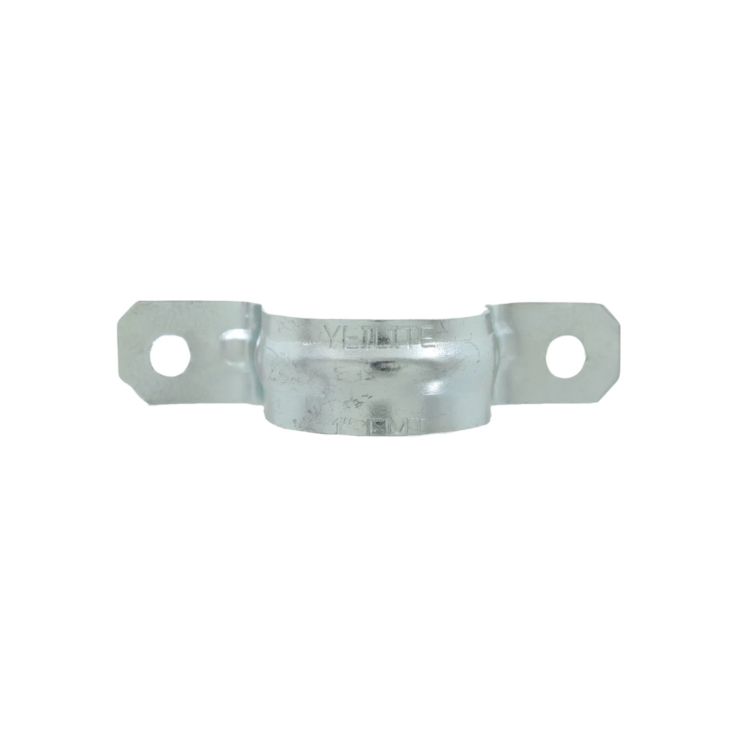 Abrazadera omega Yeilite 1 pulgada para tubo EMT, metálica galvanizada.