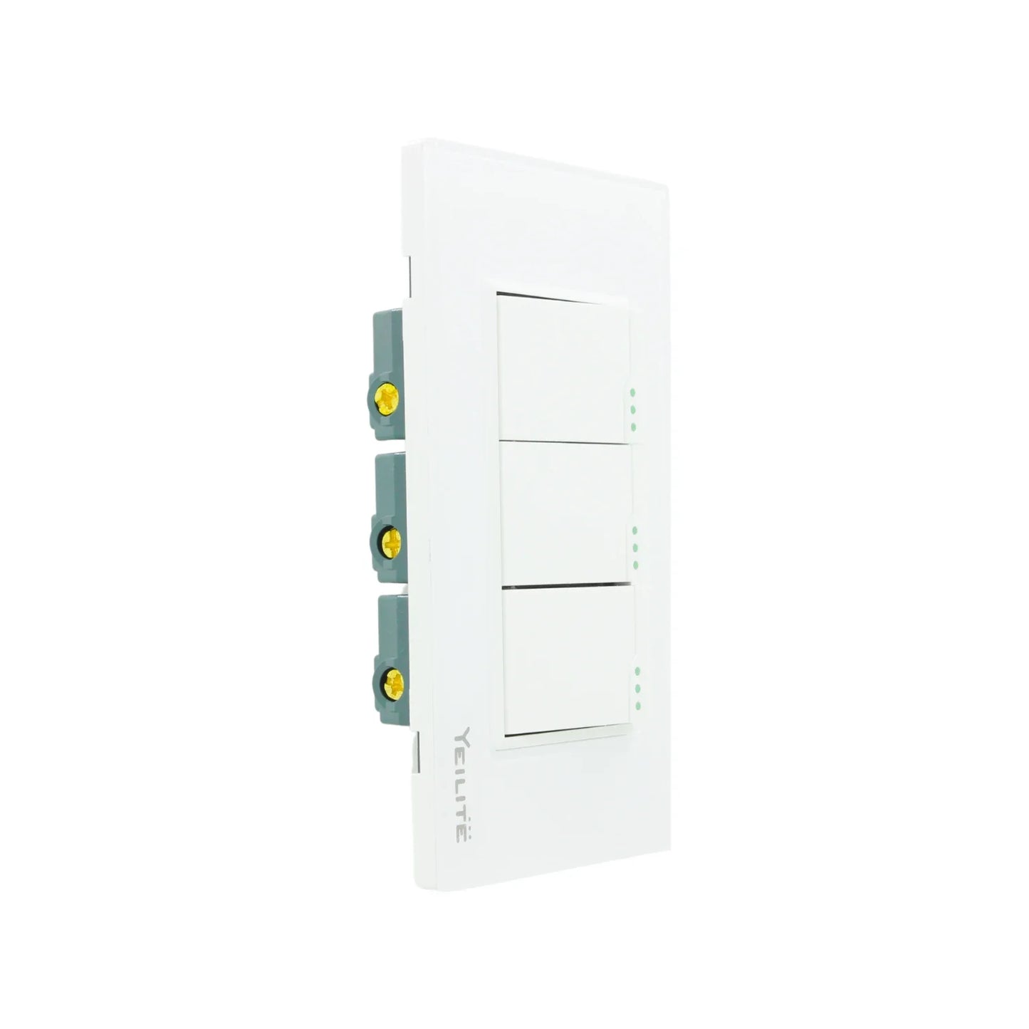 Placa 3 apagador escalera cristal Yeilite 921530 sicilia
