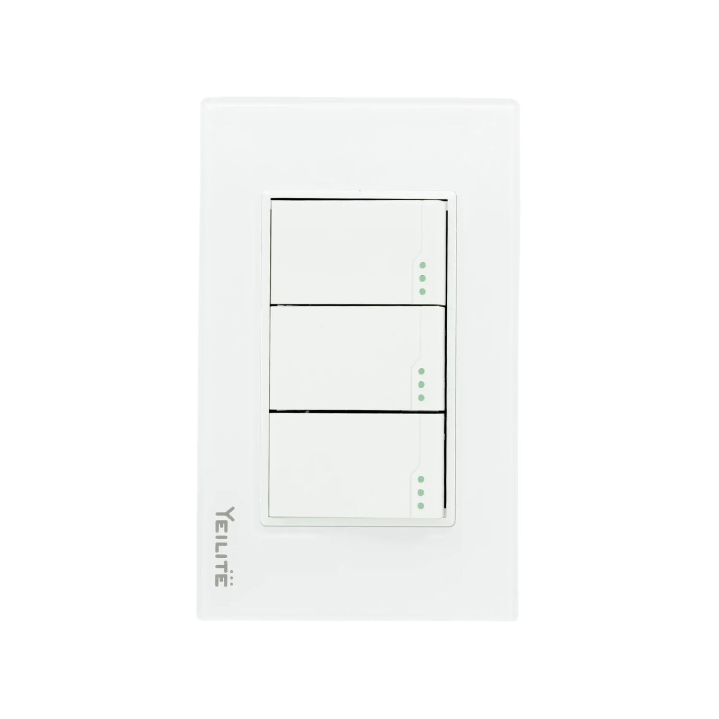 Placa 3 apagador escalera cristal Yeilite 921530 sicilia