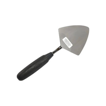Cuchara para albañil de 9 pulgadas con mango de plástico negro, herramienta de construcción