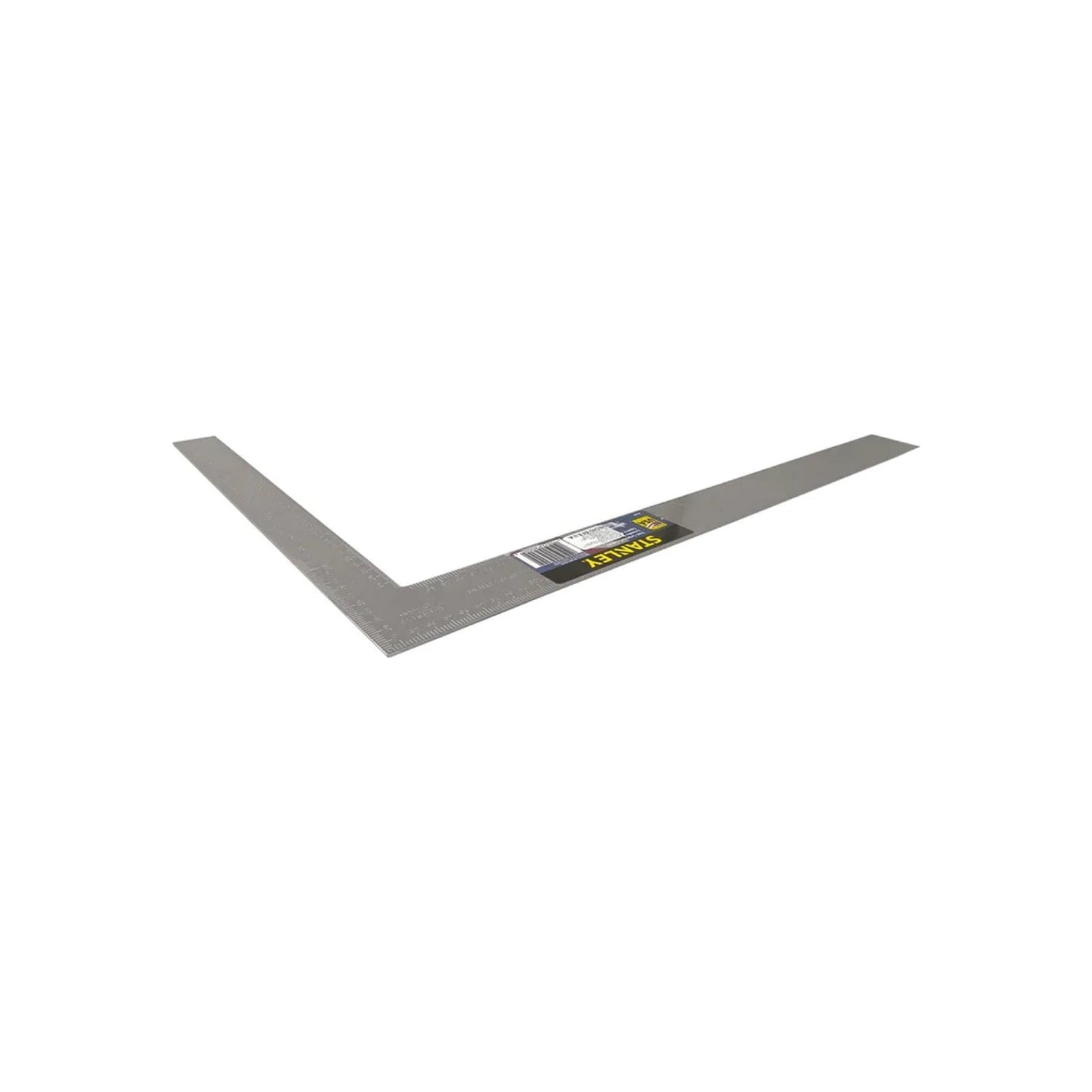 Escuadra de carpintero Stanley 16x24 pulgadas de acero para mediciones precisas y trazado de ángulos de 90 grados.