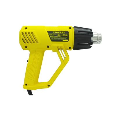 Pistola de calor Stanley STXH2000-B3 amarilla de 1800W para decapado y secado profesional.