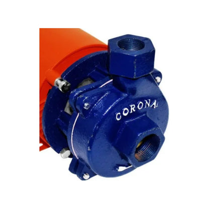 Bomba centrífuga Corona azul y naranja para agua, con conexión roscada