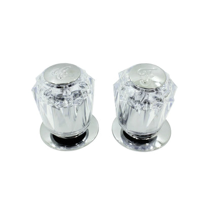 Maneral para regadera acrílico cristal Metalflu 14665