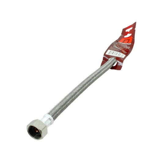 Manguera flexible Metalflu trenzado acero inoxidable 50cm para fregadero, conexión de agua fontanería