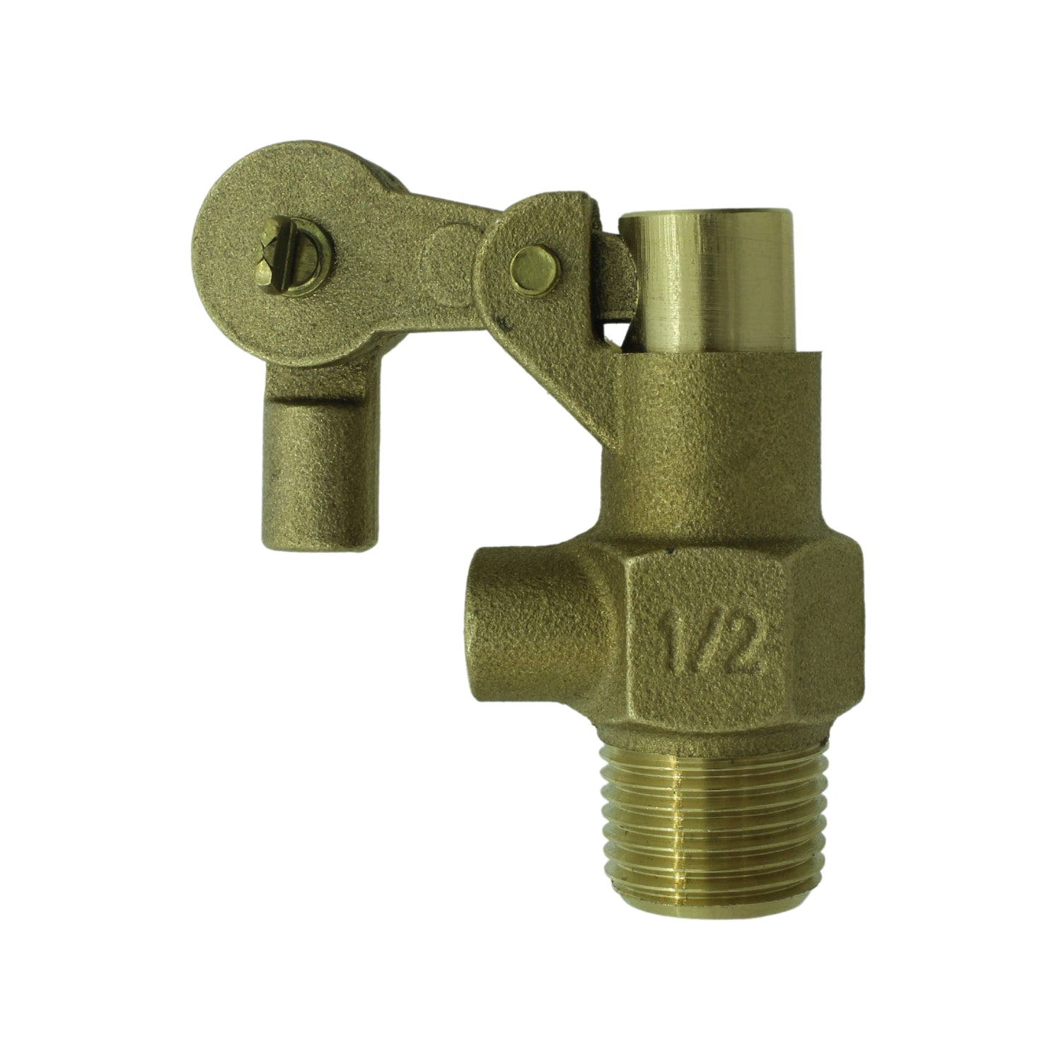 Válvula de flotador de latón 1/2 pulgada para cisterna o tanque alto, repuesto de llenado.