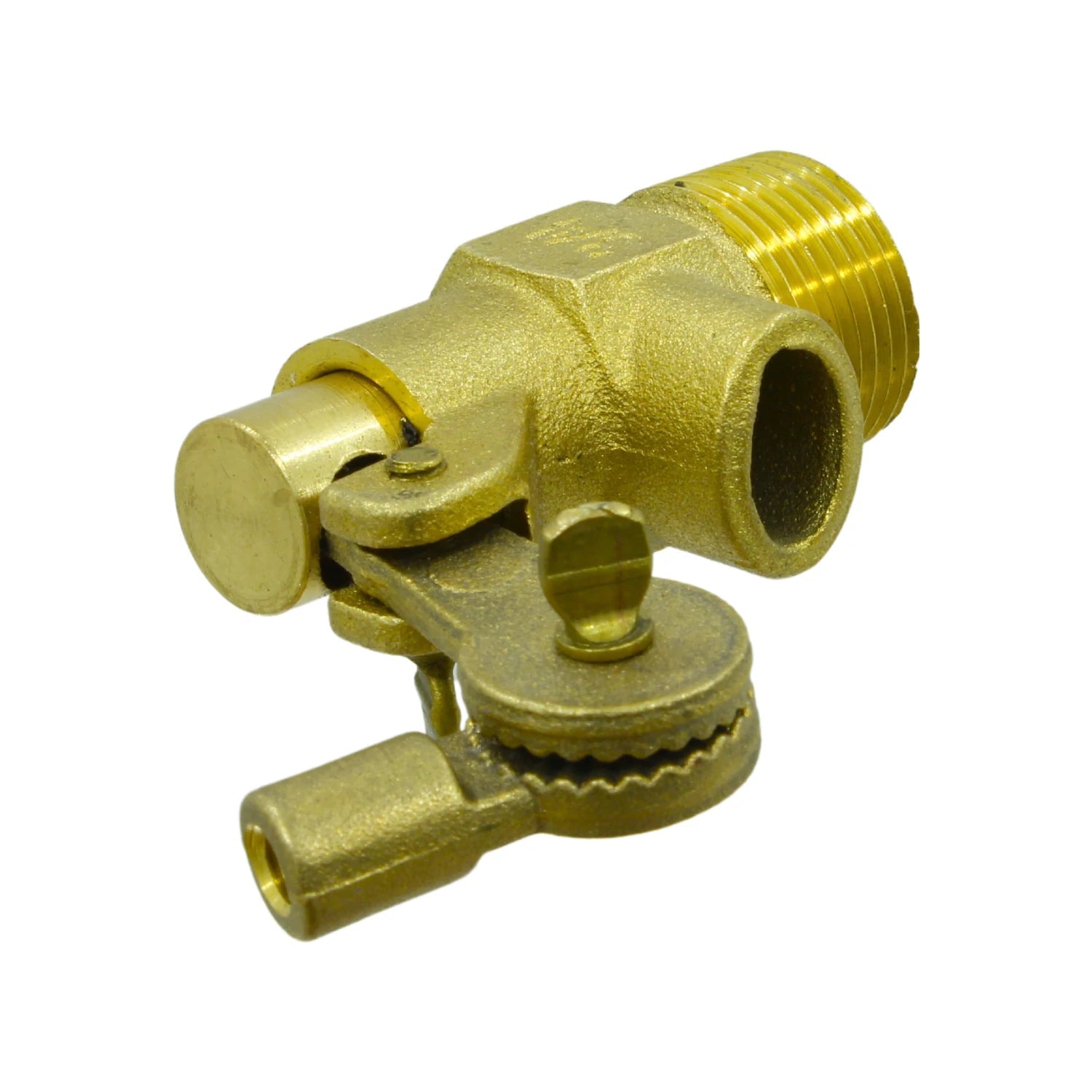 Válvula de llenado para tanque alto de latón 3/4" con brazo para flotador