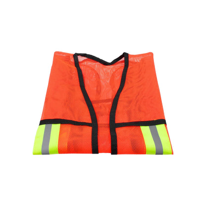 Chaleco de seguridad naranja malla con reflejante 727001