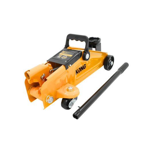 Gato de patín hidráulico KONG naranja 2 toneladas. Herramienta elevadora para vehículos automotrices.