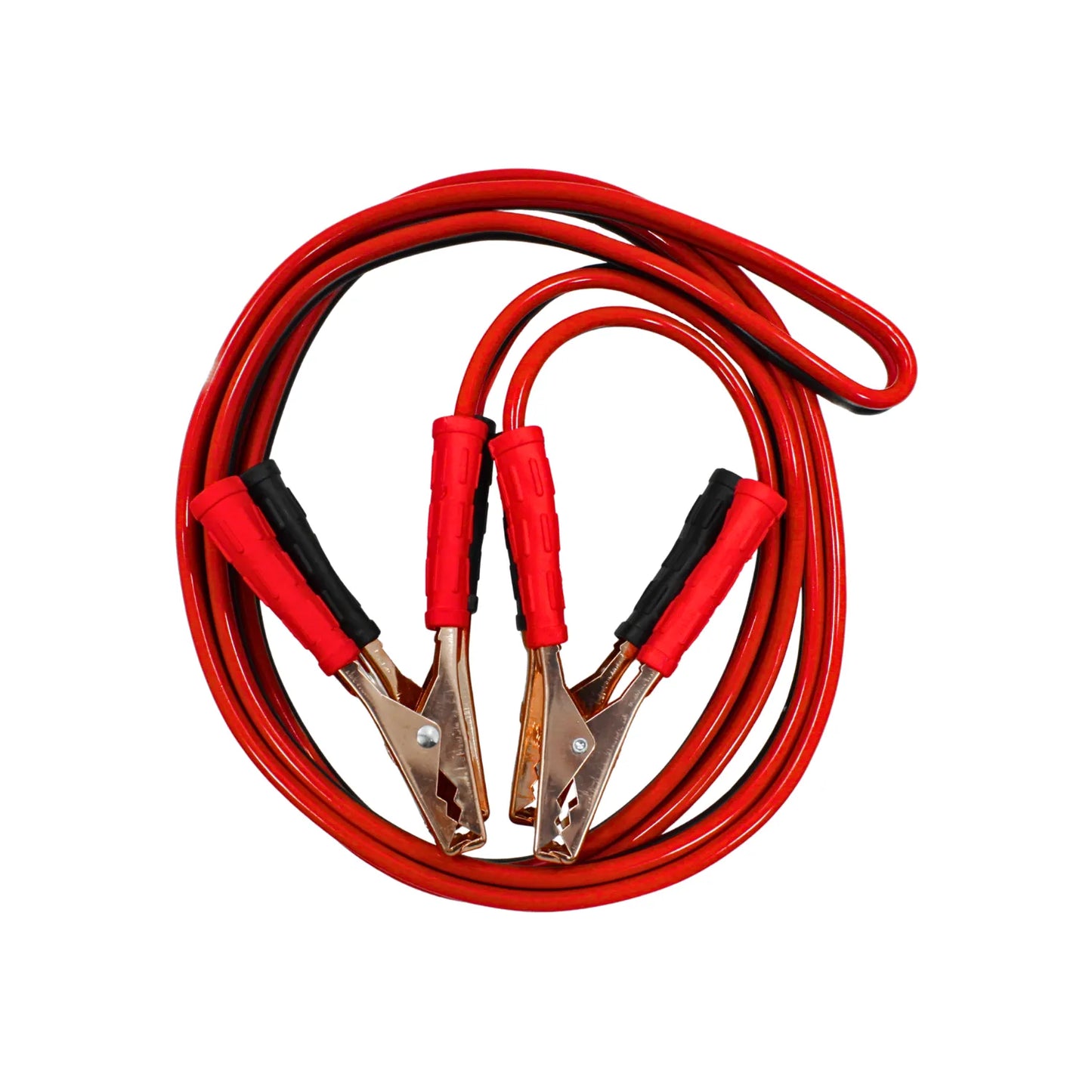 Cables para pasar corriente de batería con pinzas aisladas reforzadas rojo y negro para autos y camionetas