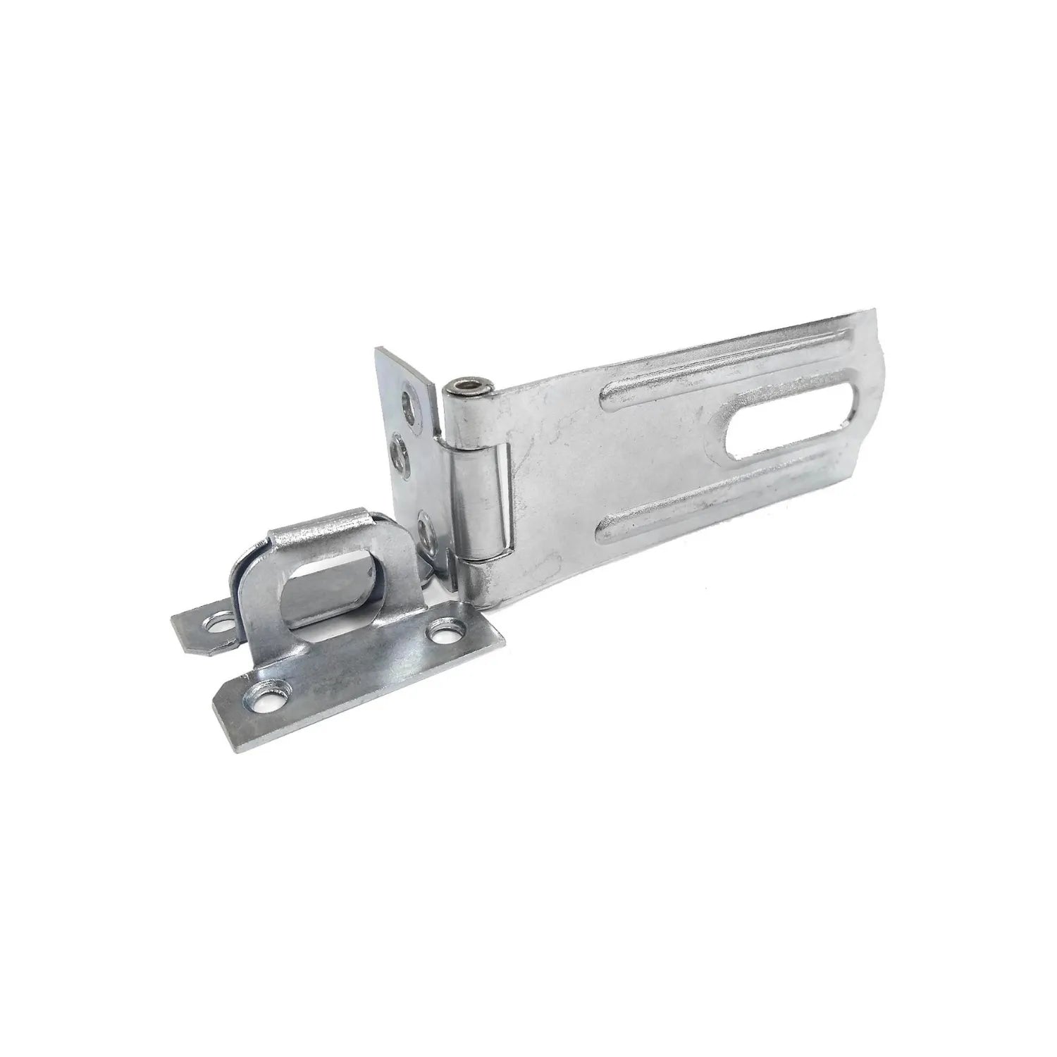 Porta candado metálico grande de 89 mm con bisagra para seguridad en puertas o armarios