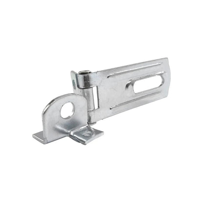 Porta candado metálico galvanizado de 50mm con pasador pivotante para seguridad en puertas y gabinetes