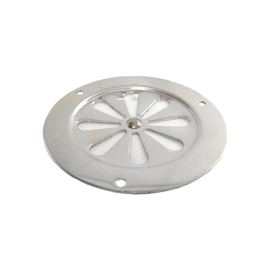 Rejilla para coladera de aluminio tipo flor blanca Huajucar