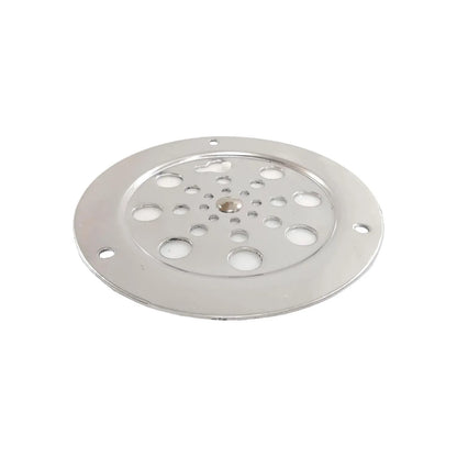 Rejilla para coladera de aluminio tipo hoyos blanca Huajucar