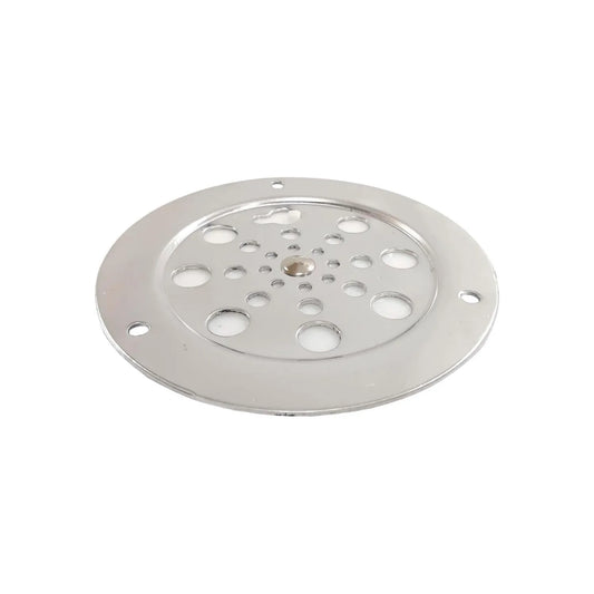 Rejilla para coladera de aluminio tipo hoyos blanca Huajucar