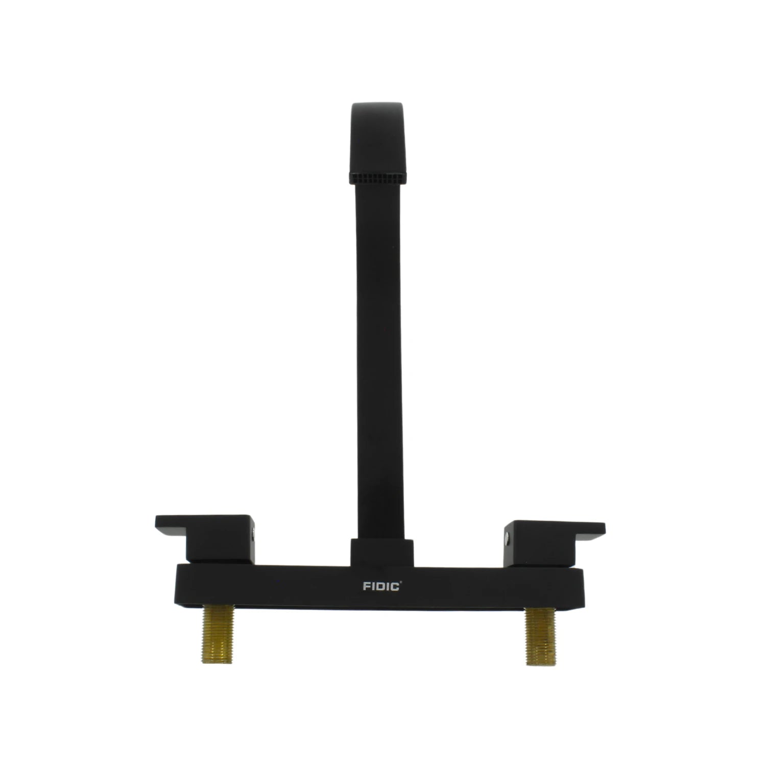 Mezcladora para fregadero 8 pulgadas FIDIC negro mate, grifo de cocina de metal, doble manija.