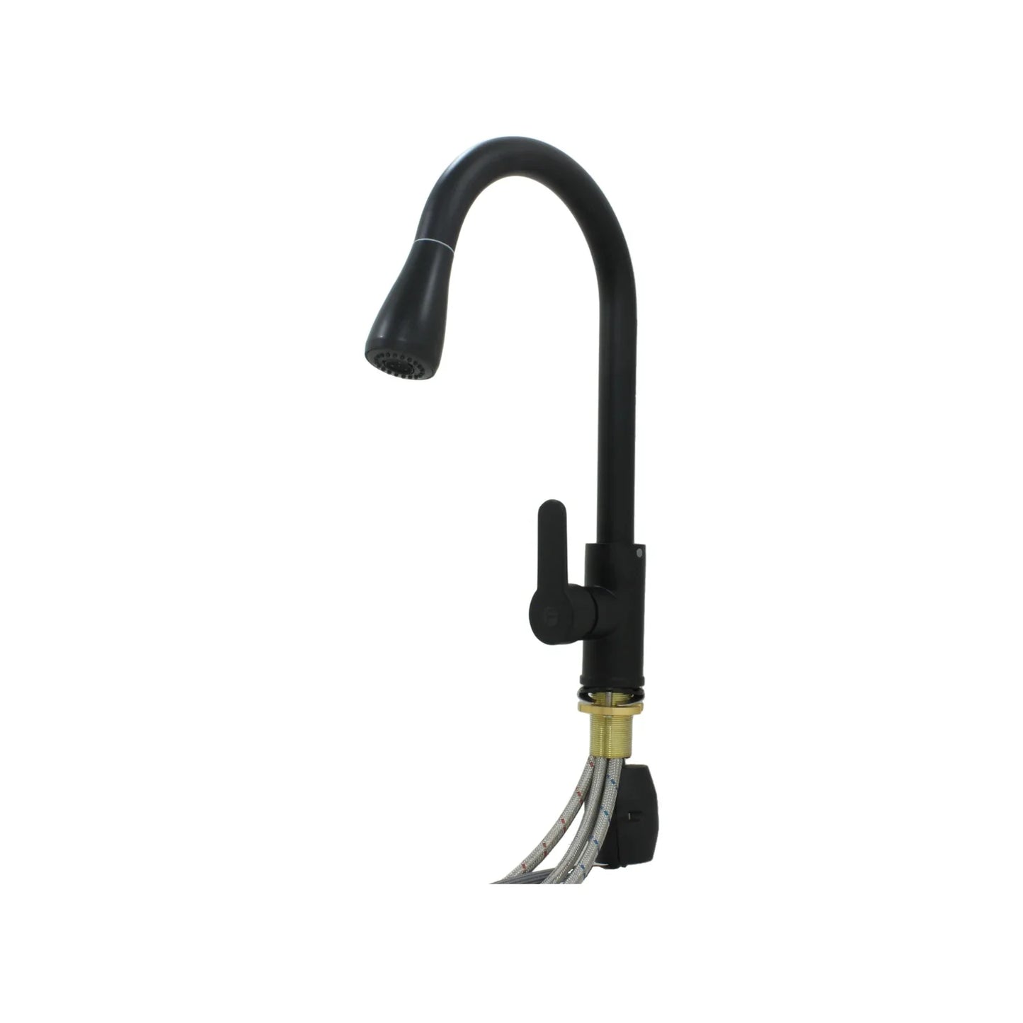 Mezcladora para fregadero monomando 100% metal Amuer F9962BK