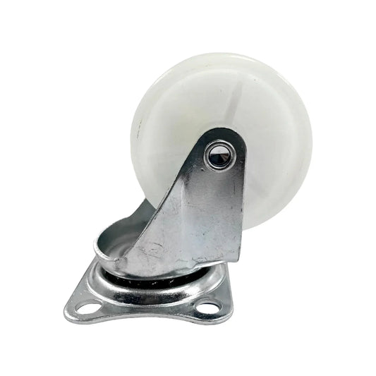 Rodaja giratoria 2.5" blanca Maincraft M1197