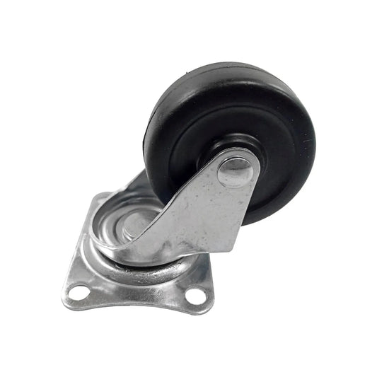 Rodaja giratoria 1.5" negra Maincraft M1199