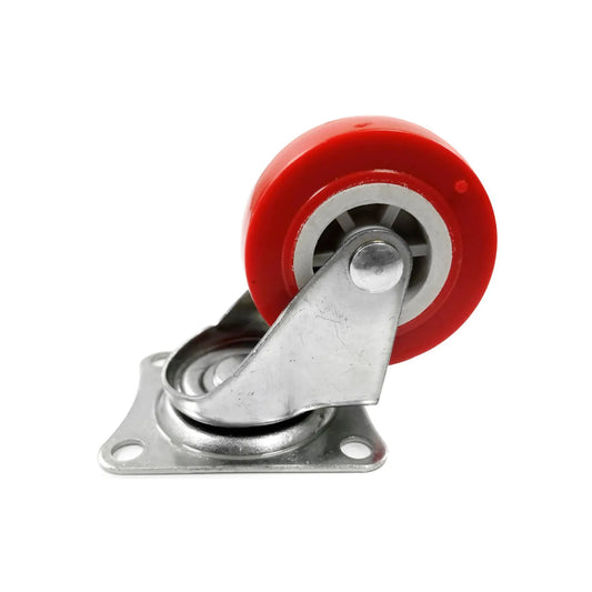 Rodaja giratoria 2.5" roja Maincraft M1205
