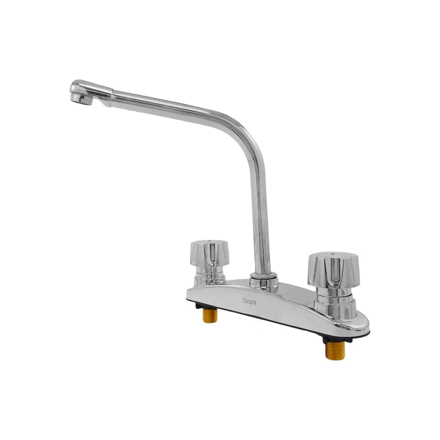 Mezcladora de fregadero cromada FIDIC 8 pulgadas con doble manija para cocina