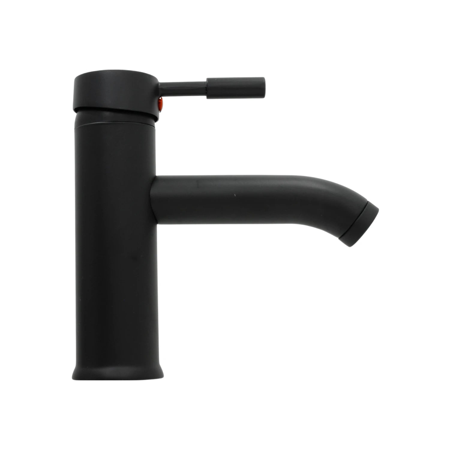 Mezcladora monomando negra para lavabo, grifo de baño moderno