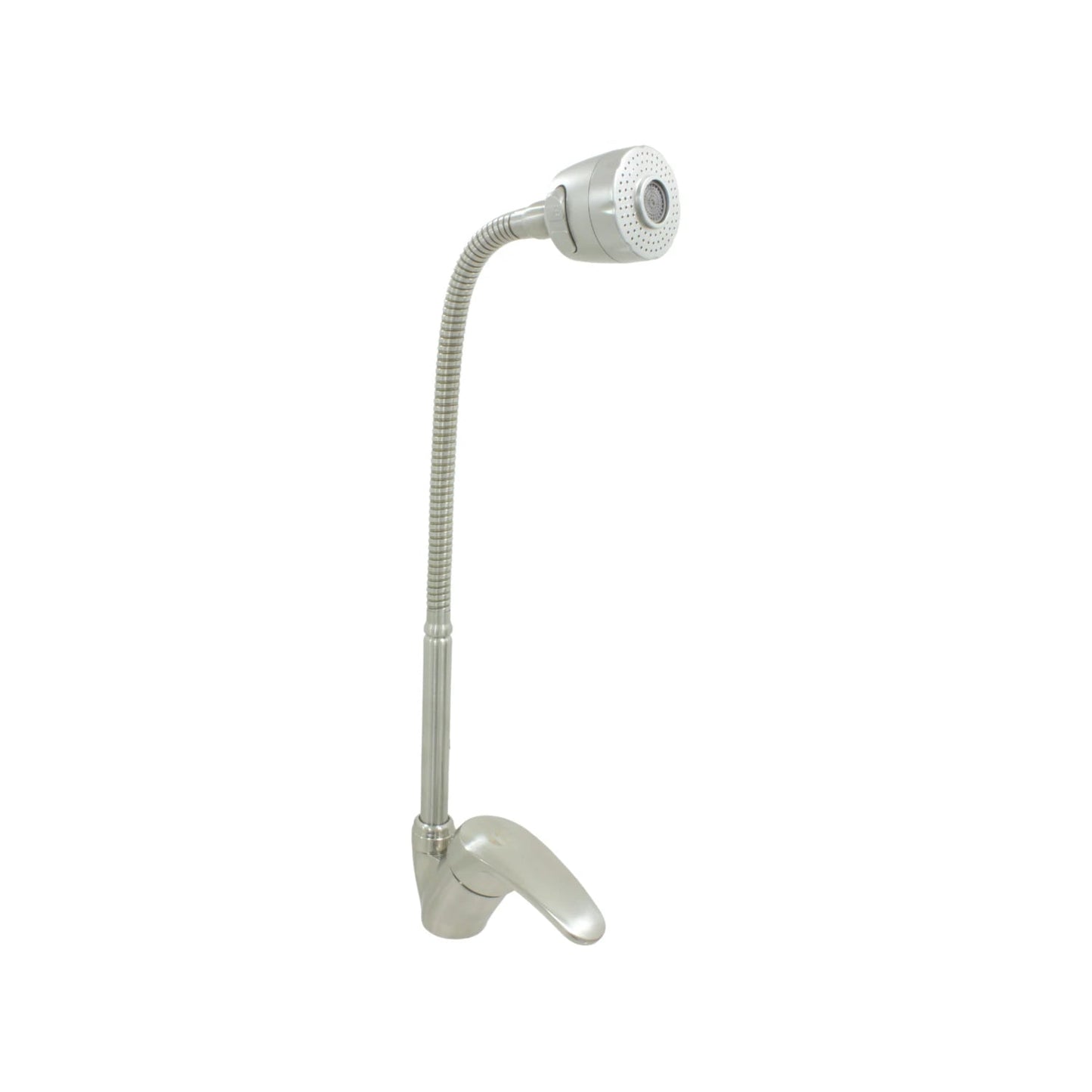 Mezcladora monomando para fregadero con manguera flexible y regadera, acabado níquel cepillado para cocina