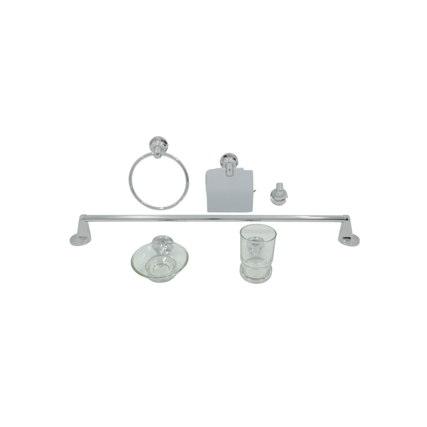 Juego de accesorios para baño cromado Fidic A02