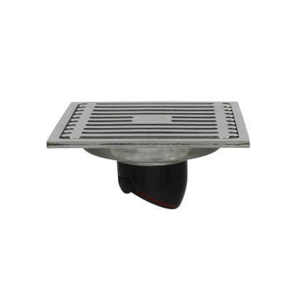 Coladera anti olores 10 x 10 cm cromo Fidic A502