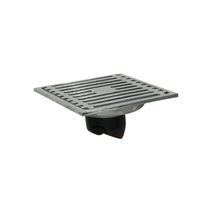 Coladera anti olores 10 x 10 cm cromo Fidic A502