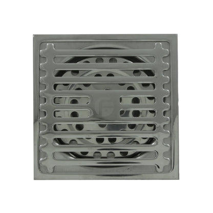 Coladera anti olores 10 x 10 cm cromo Fidic A502