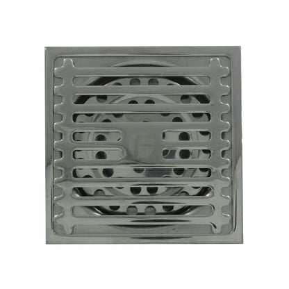 Coladera anti olores 10 x 10 cm cromo Fidic A502