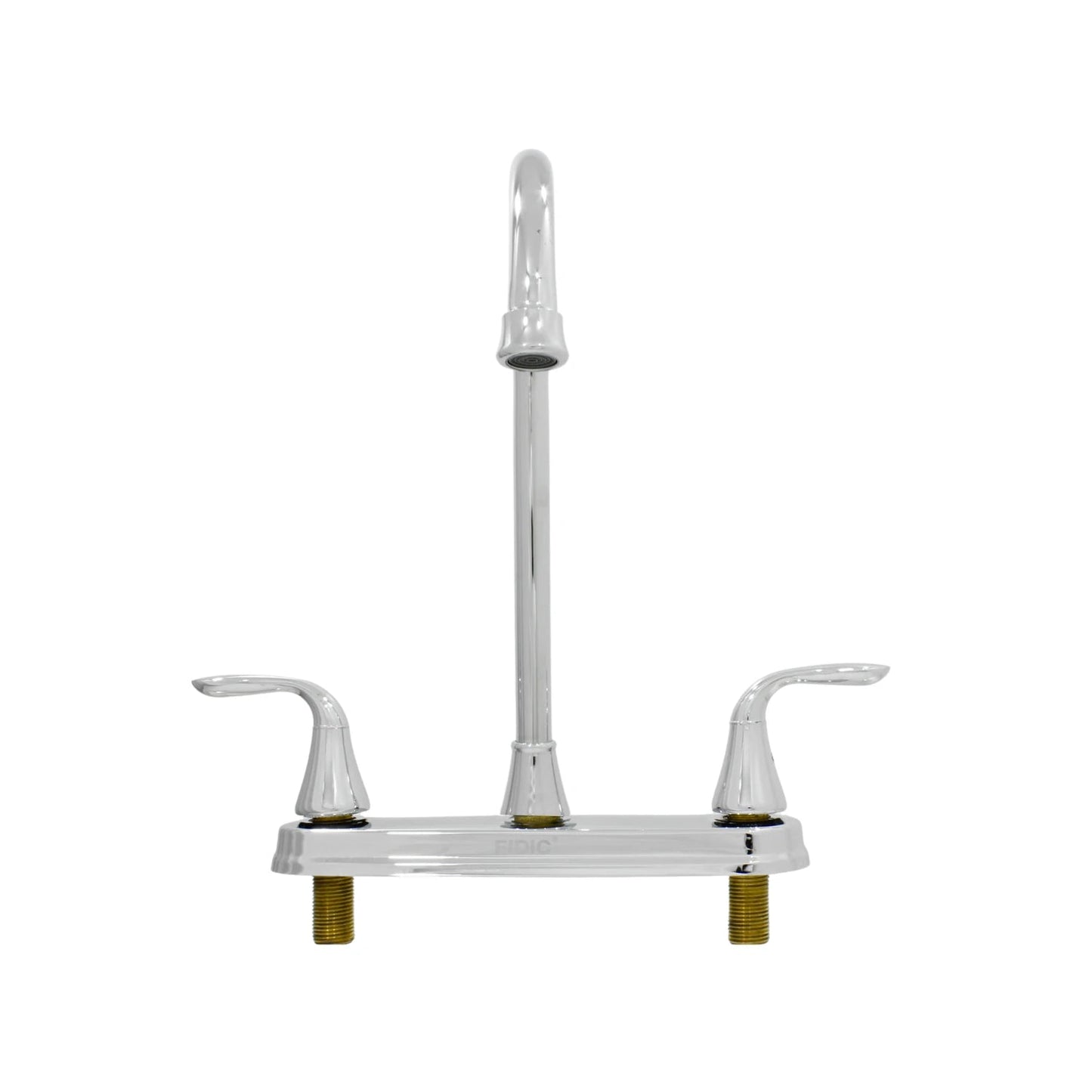 Mezcladora Fidic cromada doble maneral 8 pulgadas para fregadero de cocina