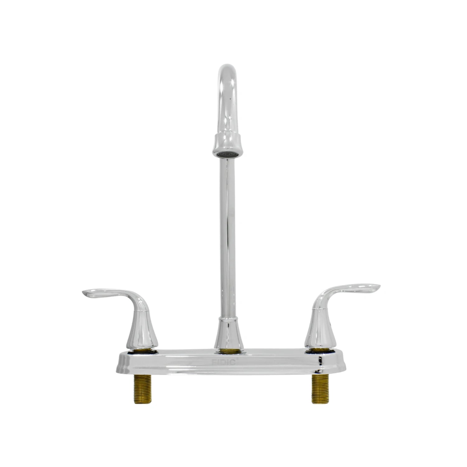 Mezcladora Fidic cromada doble maneral 8 pulgadas para fregadero de cocina