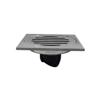 Coladera anti olores 10 x 10 cm cromo Fidic A504