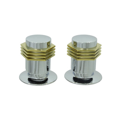 Maneral para regadera cromado/dorado Amuer H220G