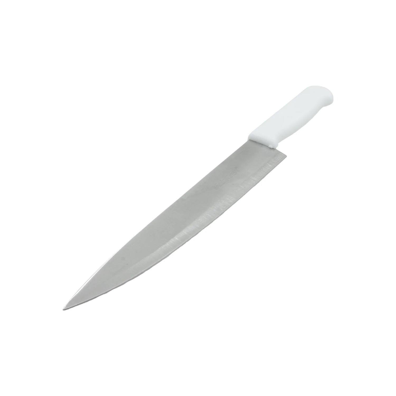 Cuchillo de cocina hoja lisa acero inoxidable mango blanco Maincraft