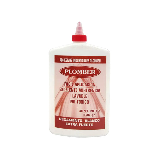 Pegamento blanco 500 g Plomber BCO-BOT500