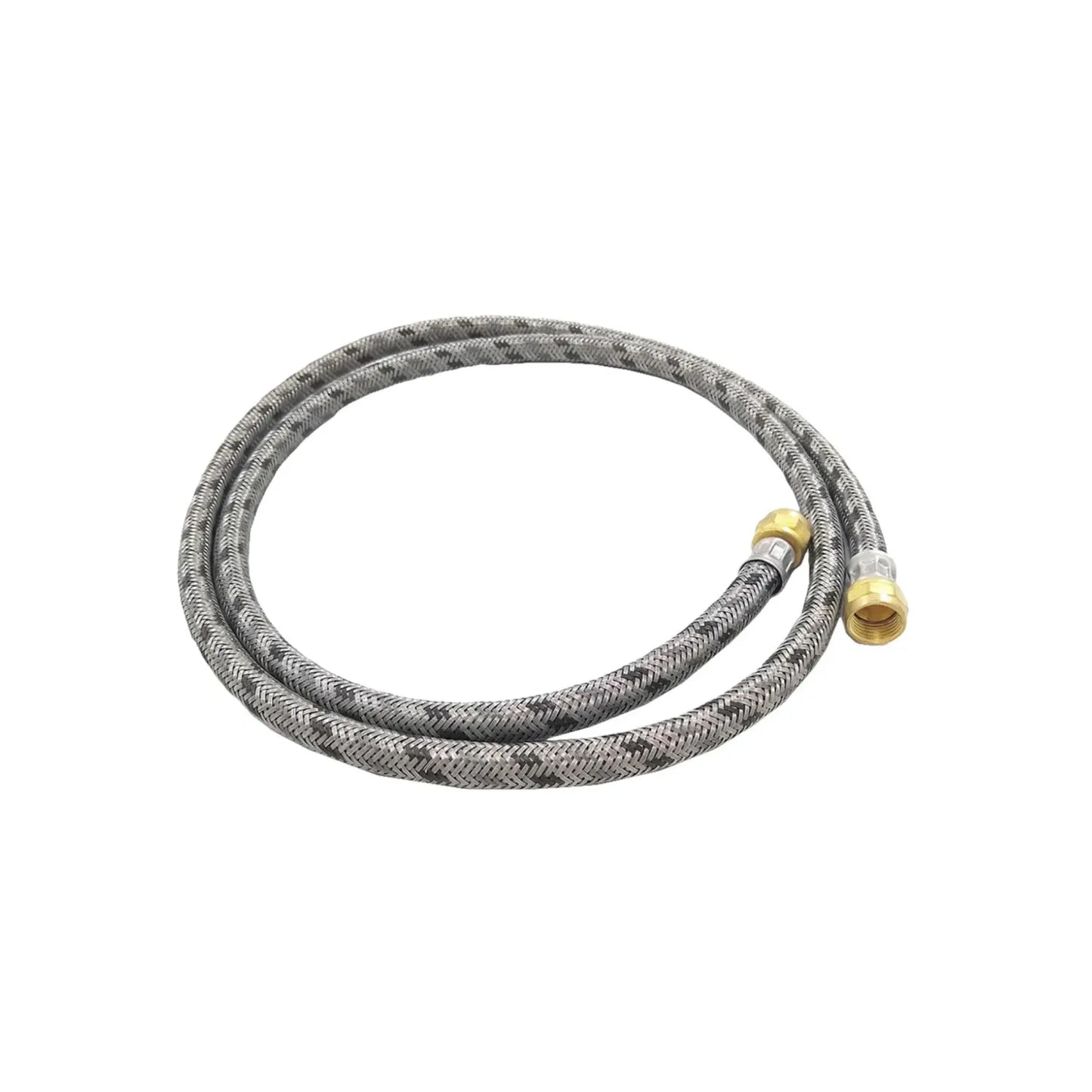 Manguera flexible de acero inoxidable trenzado para conexión de agua con terminales roscados de bronce