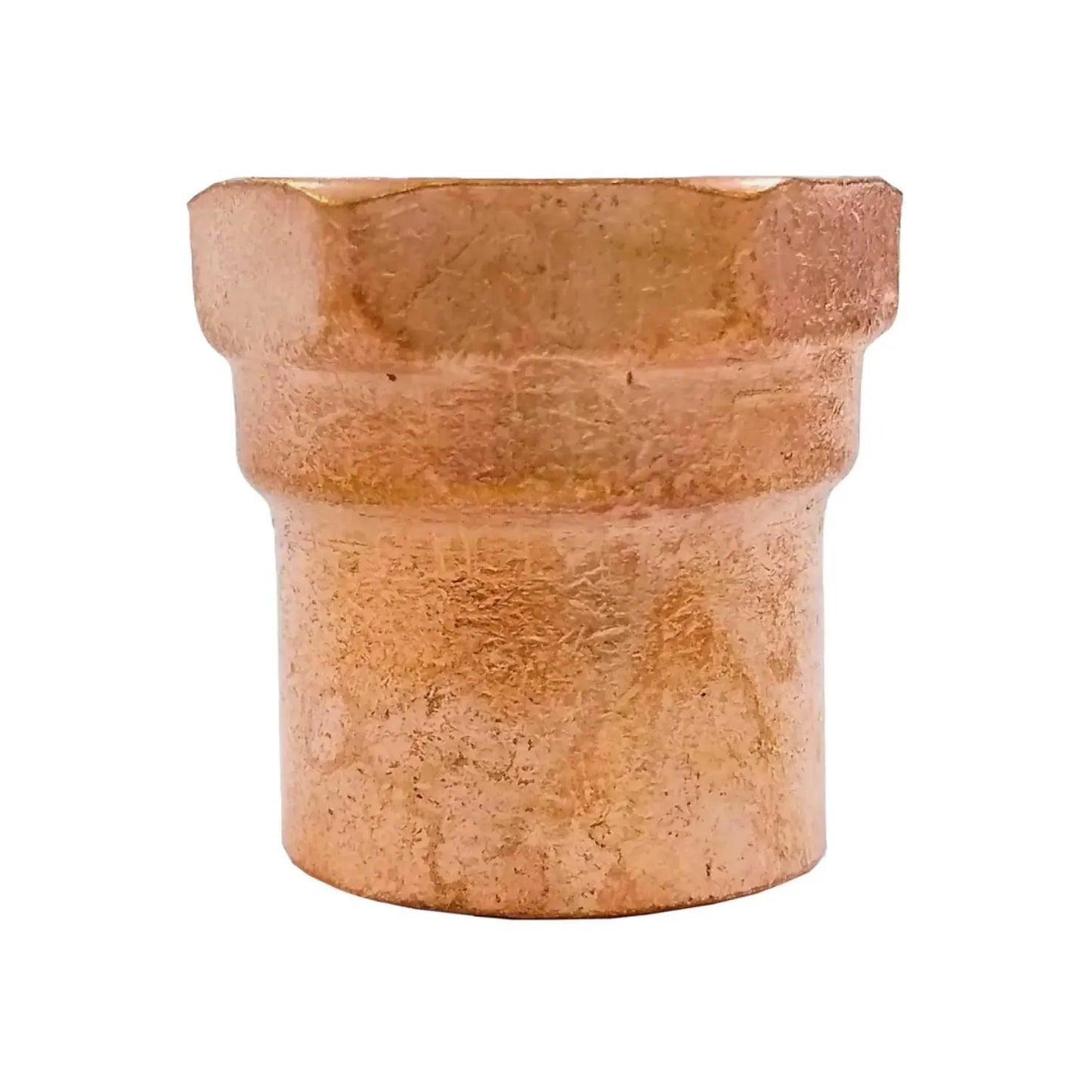 Adaptador de cobre para tubería tipo campana de reducción para instalaciones de fontanería y gas