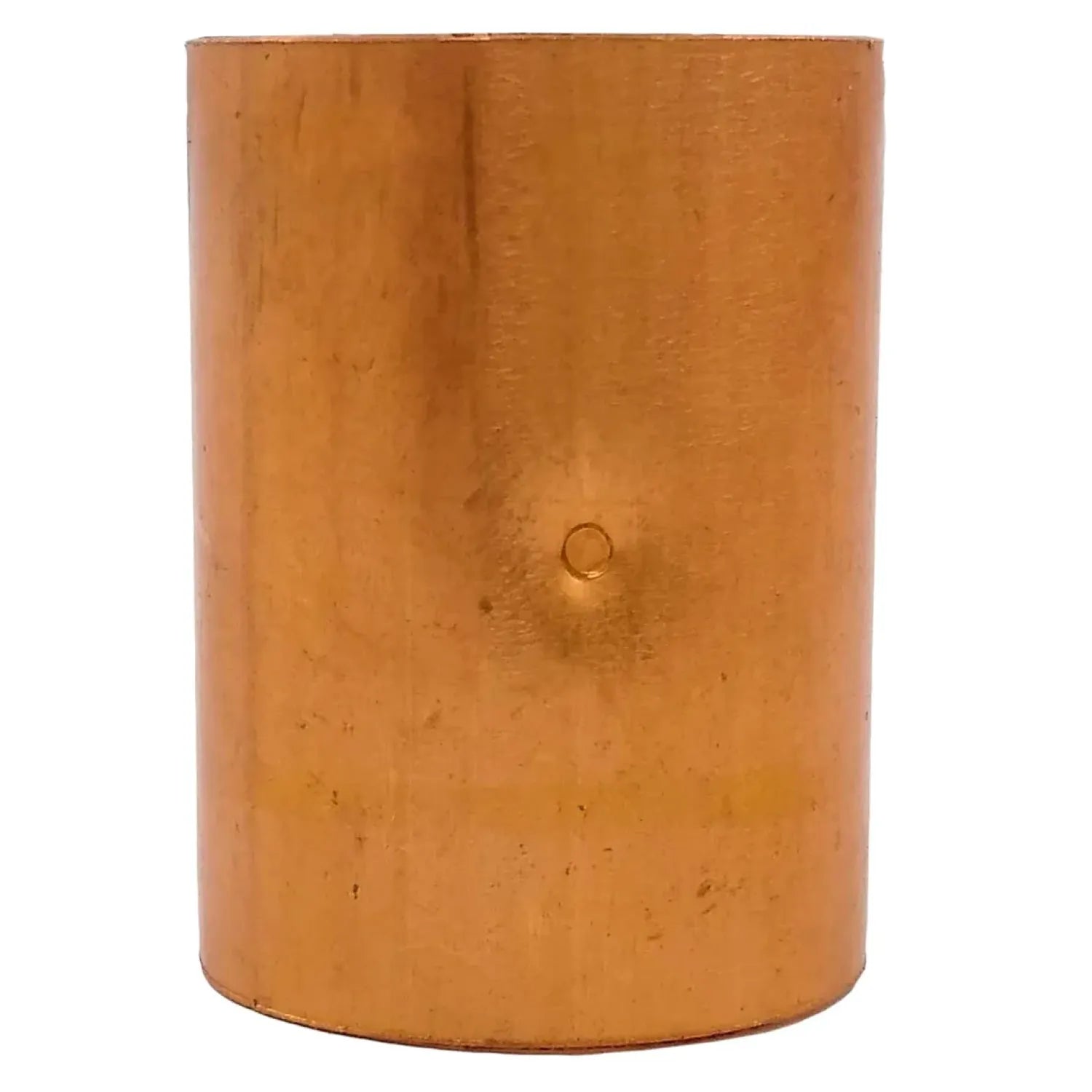 Cople de cobre cilíndrico para tubería de agua, unión recta de fontanería resistente a la corrosión