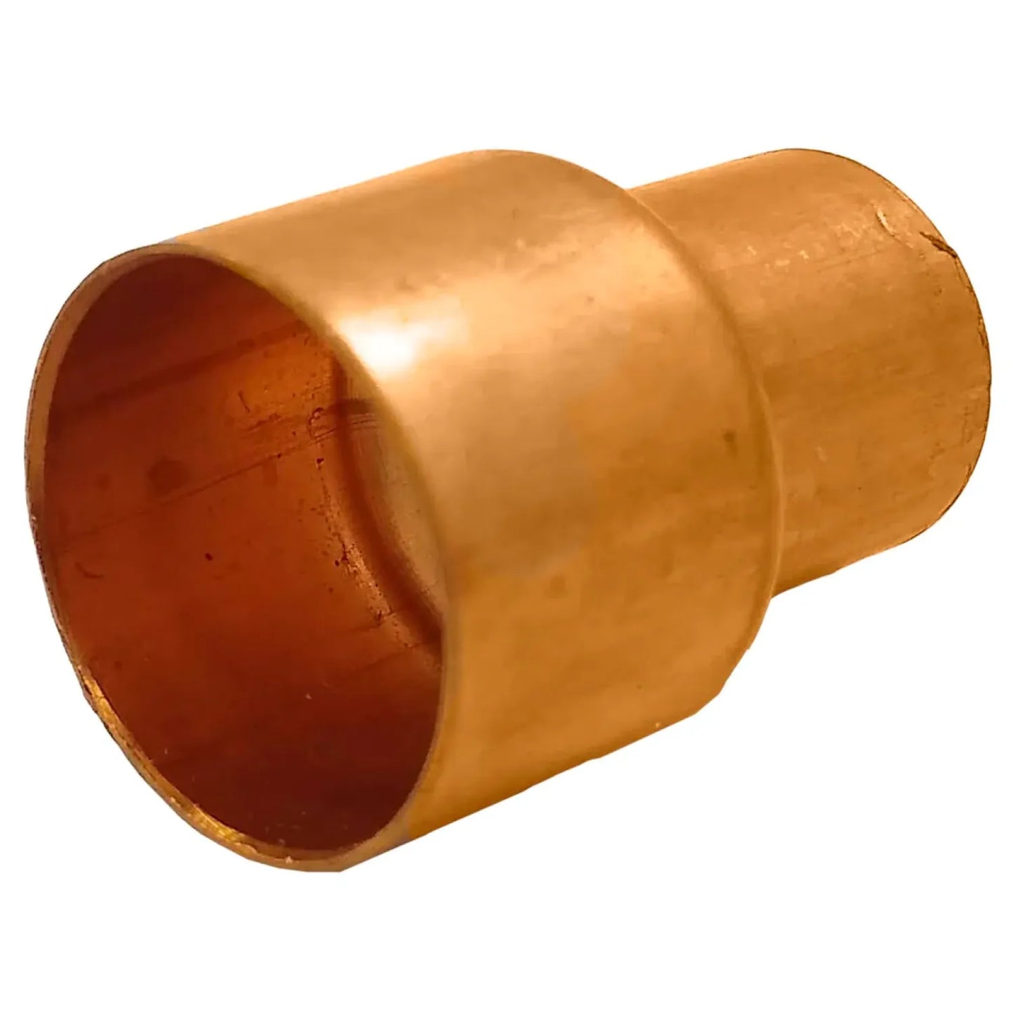 Acople reductor de cobre para tuberías de fontanería, ideal para soldar uniones de diferente diámetro