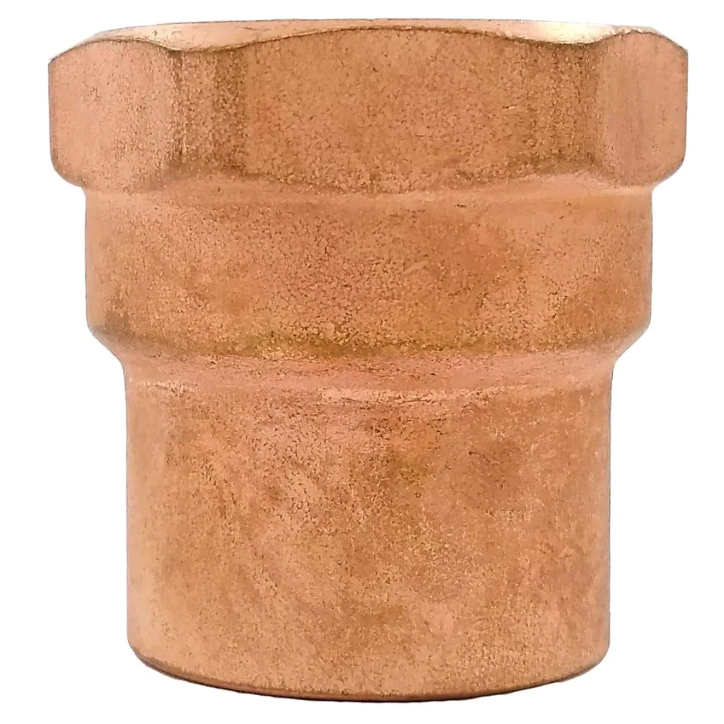 Buje reductor hexagonal de cobre para conectar tuberías de diferentes diámetros